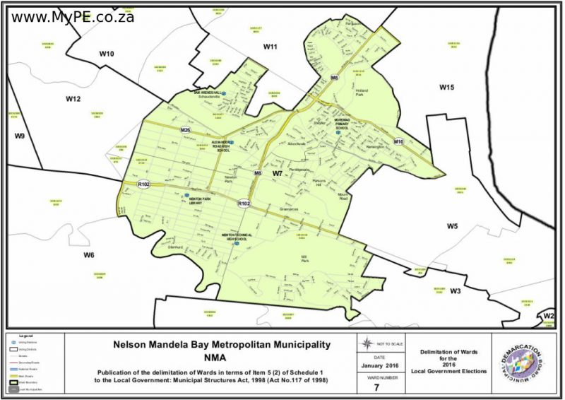 Ward 7 Map