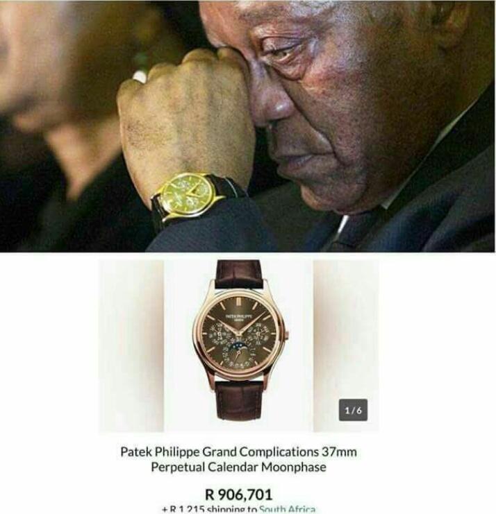 Jacob Zuma Patek Phillipe Watch