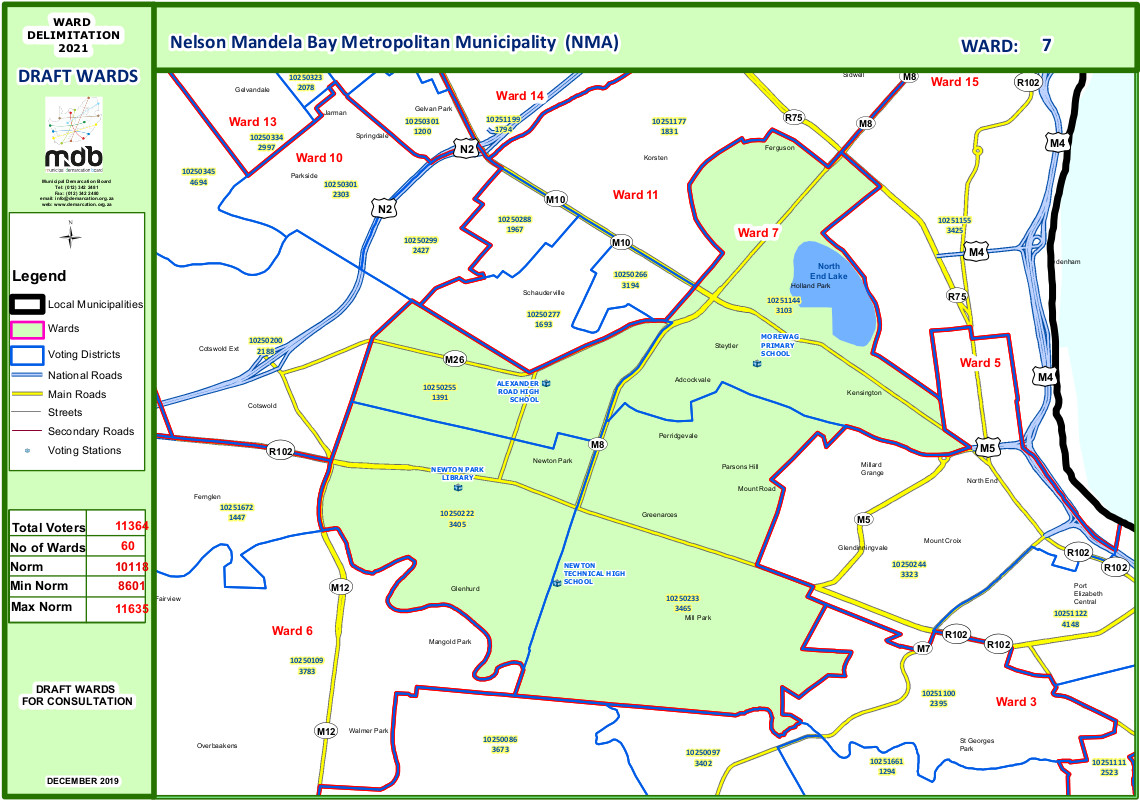 2021 Ward 7 Boundaries